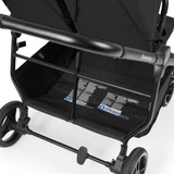 Ickle Bubba Altair Twin Stroller - Black