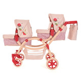 Roma RHS Twin Dolls Pram - Flora