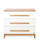 Tutti Bambini Halle Chest Changer - White/Golden Oak
