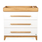 Tutti Bambini Misha 3 Piece Room Set - White/Golden Oak