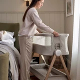 Mamas & Papas Lua 2 Bedside Crib - Mocha