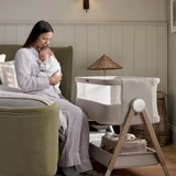 Mamas & Papas Lua 2 Bedside Crib - Mocha