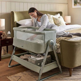 Mamas & Papas Lua 2 Bedside Crib - Thyme