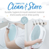 Angelcare Soft-Touch Baby Bath Support - Aqua