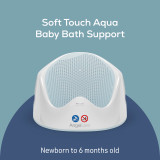 Angelcare Soft-Touch Baby Bath Support - Aqua