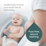 Angelcare Soft-Touch Baby Bath Support - Aqua