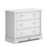 Boori 3 Drawer Dresser with Arched Changing Station - White