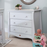 Boori Sleigh Chest of Drawers (Smart Assembly) - White