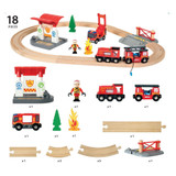 Brio Rescue Fire Fighter Set - fire engine