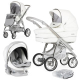 Bebecar Pack Ip Op Classic XL Trio Travel System - White Delight (523)