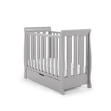 Obaby Stamford Space Saver Cot - Warm Grey