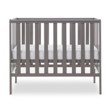 Obaby Bantam Space Saver Cot + Fibre Mattress - Taupe Grey (mid)