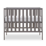 Obaby Bantam Space Saver Cot + Fibre Mattress - Taupe Grey (high)