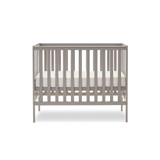 Obaby Bantam Space Saver Cot + Fibre Mattress - Warm Grey