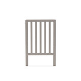 Obaby Bantam Space Saver Cot + Fibre Mattress - Warm Grey