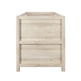 Tutti Bambini Modena Cot Bed - Oak / White - side