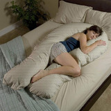 Pramworld 12ft Body & Support Pillow - Aztec Grey