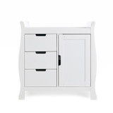 Obaby Stamford Classic Sleigh 5 Piece Room Set - White
