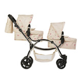 Roma Darcie Twin Dolls Pram - Cream 