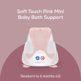 Angelcare Soft-Touch Mini Baby Bath Support - Pink