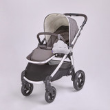 SnuzCloud Baby Sleep Aid - Grey - on pushchair