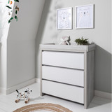 Tutti Bambini Modena 2 Piece Room Set - Grey Ash / White
