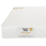 Mother&Baby Pure Gold Anti Allergy Coir Pocket Sprung Cot Bed Mattress - White