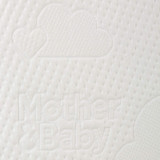 Mother&Baby Pure Gold Anti Allergy Coir Pocket Sprung Cot Mattress - White (logo)
