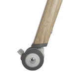 Tutti Bambini CoZee® Air Bedside Crib - Oak and Charcoal (detachable wheels)