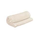 Cuddles Collection Pram Cellular Blanket - Cream