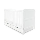 Ickle Bubba Coleby Cot Bed & Under Drawer - White