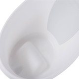 Shnuggle Baby Bath With Plug - White/Grey