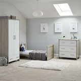 Obaby Nika 3 Piece Room Set - Grey Wash & White