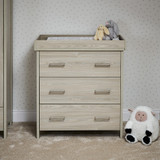 Obaby Nika 3 Piece Room Set - Grey Wash