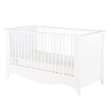 CuddleCo Clara Cot Bed - Satin White