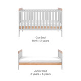 Tutti Bambini Rio 3 Piece Room Set - Dove Grey / Oak