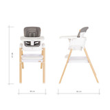 Tutti Bambini Nova Complete Set - White/Oak
