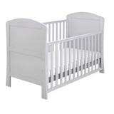 Babymore Aston Drop Side Cot Bed - Grey