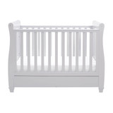 Babymore Eva Drop Side Cot Bed - Grey