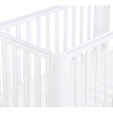 Babymore Iris Cot Bed - White