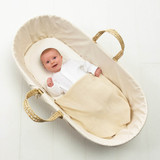 Little Green Sheep Organic Cotton Moses Basket Fitted Sheet