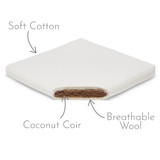 Little Green Sheep Natural Crib Mattress - Chicco Next 2 Me