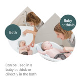 Angelcare Soft-Touch Mini Baby Bath Support - Grey