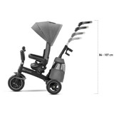 Kinderkraft Easytwist Tricycle - Platinum Grey