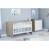 Babymore Veni 2-Piece Room Set - Oak/White