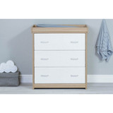 Babymore Luno 3-Piece Room Set - Oak/White