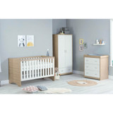 Babymore Veni 3-Piece Room Set - Oak/White