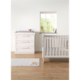 Mamas & Papas Atlas 2 Piece Cot/Toddler Bed Set - Nimbus White