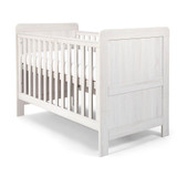 Mamas & Papas Atlas Cot/Toddler Bed - Nimbus White (high position)
