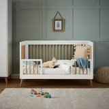 Obaby Maya Cot Bed - White with Natural